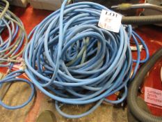 Assorted lengths of rubber airline hoses