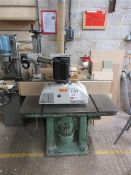 Wadkin spindle moulder with GM4-34 feed unit