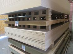 Twenty four 18mm MDF boards, 2440 x 1220mm