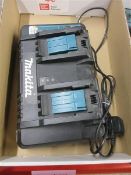 Makita DC18RD 240v twin battery charging dock