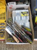 Selection of various sized chisels