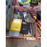 Selection of various sized drill bits