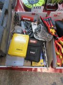 Selection of various sized drill bits