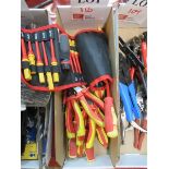 Selection of vairous phaling, forge steel, hand tools