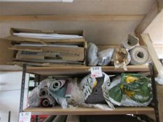 Quantity of fabric & insulation and three boxes of ceiling lights Please note; This LOT is located