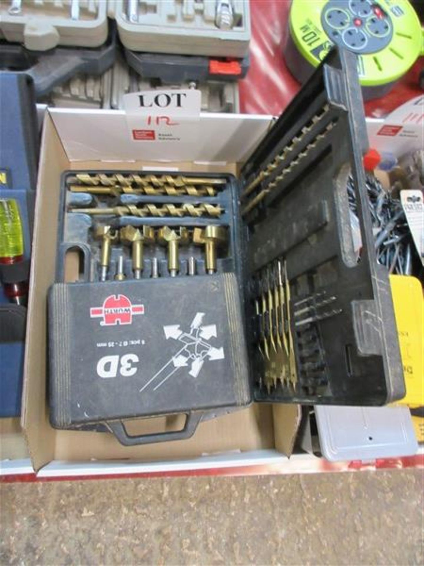 Two part complete wood drill bits