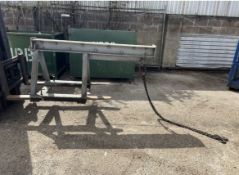 Forklift lifting crane Jib, SWL 1500kg LOLER: This lot has no record of Thorough Examination. The