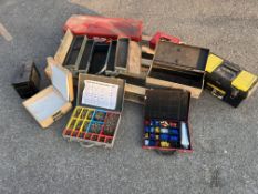 Quantity of Tool boxes & boxes of fixings