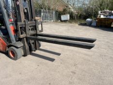 Fork extensions for forklift LOLER: This lot has no record of Thorough Examination. The purchaser