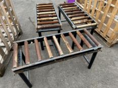 Three Draper workshop rollers, W: 1090 x D: 450 x H: 580mm