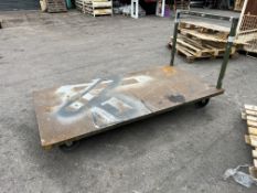 Large heavy duty steel trolley