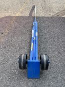 Wilmat RB 3000 Blue mobile roller lifting bar, W:1830 x D:250 x H: 200mm