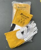 Six Pair Micronclean Mig/Tig Welding Gloves Size 10