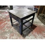 Engineers cast iron surface marking out table, 3ft X 3ft