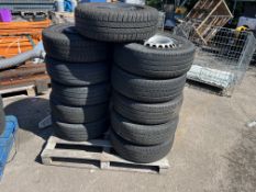 Eleven Volkswagen T5 Transporter steel wheels & Tyres 205/65 R16c