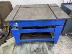 Steel Surface table, 1250 x 915 x 870mm