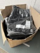 Fourteen Pairs of 36 regular size Black men's shorts all Ex Manor formula 1 team