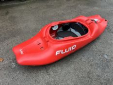 Fluid Flirt Medium Kayak White Water - Red