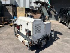 SMC TL90 single axle towable 9m lighting tower, serial no: 190098264 (2009)