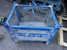 Small Metal Stillage with opening front door