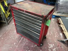 Rollcab Tool cabinet with tools