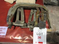 Three various valve clamps