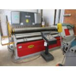 Morgan Rushworth power bending rolls, DPBM-4-2550/25 serial no. 52884 (2014), Capacity; 10mm, with