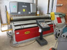 Morgan Rushworth power bending rolls, DPBM-4-2550/25 serial no. 52884 (2014), Capacity; 10mm, with
