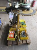 RMD M125-CE hydraulic pipe bender, serial no. 80-00565 (07/2016), foot operated, single phase,