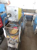 Esab Lua 400 mig welder, serial no. 535-513-8024 and F140 wire feed