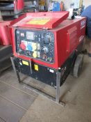 Mosa TS 300 KSX/EL super silenced portable diesel welder generator, single axle, serial no.