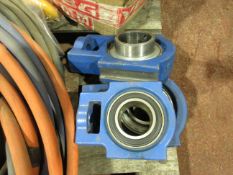 Miscellaneous lot to include gas hosing, bearings, tension straps