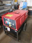 Mosa TS 300 KSX/EL super silenced portable diesel welder generator, single axle, serial no.