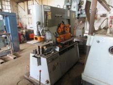 ManTech hydraulic steel worker, table size 450 x 500mm, assorted dies, 2 x foot controls PoWRA: A ‘