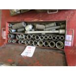 Heavy duty socket set (part complete)