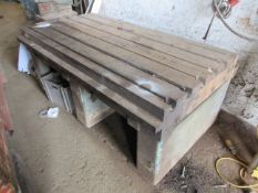 T slot welding table, size 6ft x 3ft
