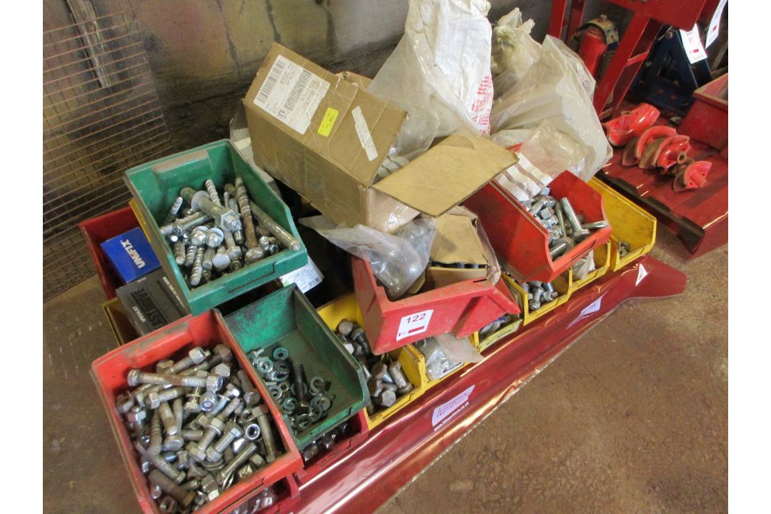 Assorted fixings to include bolts, nuts, washers, as lotted - Image 1 of 6