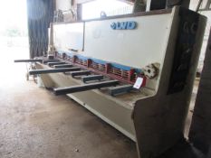LVD HST 31-13 guillotine, serial no. 16546 (1989), max capacity 3100 x 13mm PoWRA: A ‘point of work’