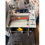 Trident 36 table top laminator Additional Information: with assorted laminate rolls as lotted Please