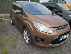 Ford Grand C-Max Titanium 1.6Tdci Euro5 Medium MPV Registration: GK63 VRM Recorded mileage: 128,422.