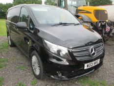 Mercedes Vito 114 Premium 2.0Cdi Auto Dualiner 9G-Tronic Crew Van Registration: WO21 MVG Recorded