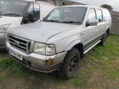 Ford Ranger Xlt 4X4 2.5Td Pickup Registration: GP54 AHF Recorded mileage: 96,893 MOT: 15/06/2026 -