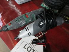 Parkside cordless multi grinder (no battery or charger), and Ozito rotary tools, 240v