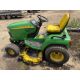 John Deere X495 Heavy diesel garden tractor - Image 1 of 8
