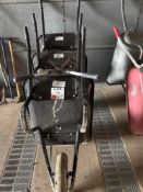 Three wheel barrows