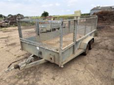 Brian James twin axle beaver tail plant trailer max capacity 3500Kg