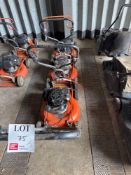 Three Husqvarna rotary mowers suitable for spares and repairs