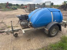 Western Global Pressure washer water bowser 1100 litre capacity ( )