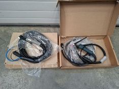 Two various tig welding torches
