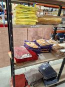 Contents of bay to include PPE, leather aprons, sleeves, jackets etc